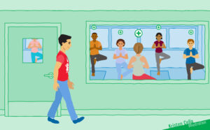 Storyboard/background/assets for Children's Hospital of Atlanta's Live for the Positive campaign